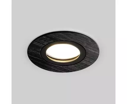 Встраиваемый точечный светильник черный 25001/01