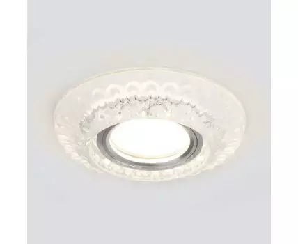 Встраиваемый точечный светильник с LED подсветкой 7247 MR16 CL прозрачный