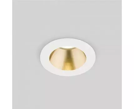 Встраиваемый точечный светодиодный светильник 25023/LED 7W 4200K WH/SB белый/бронза