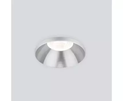 Встраиваемый точечный светодиодный светильник 25026/LED 7W 4200K SL серебро