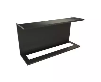 Встраиваемый торцевой очаг Standart 1000 (Черный)