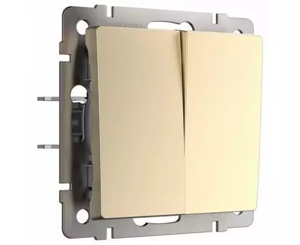 Выключатель двухклавишный без рамки Werkel W112 6 W1120011