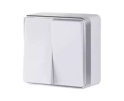 Выключатель двухклавишный Gallant WL15-03-01