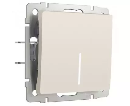 Выключатель двухклавишный проходной с подсветкой Werkel