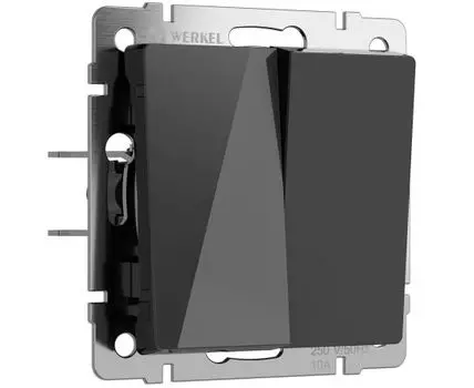 Выключатель двухклавишный Werkel