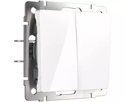 Выключатель двухклавишный Werkel