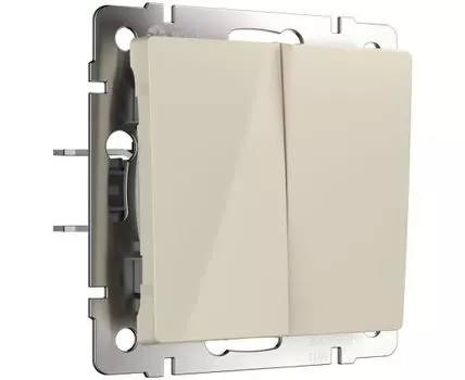 Выключатель двухклавишный Werkel