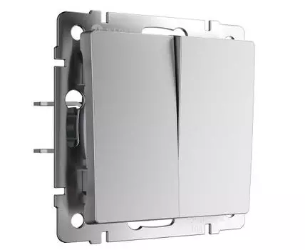 Выключатель двухклавишный Werkel