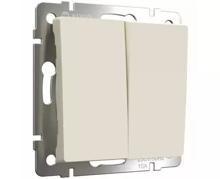 Выключатель двухклавишный Werkel