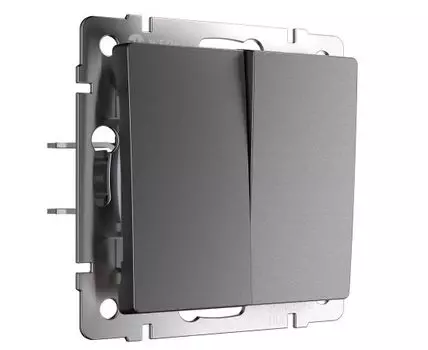 Выключатель двухклавишный Werkel