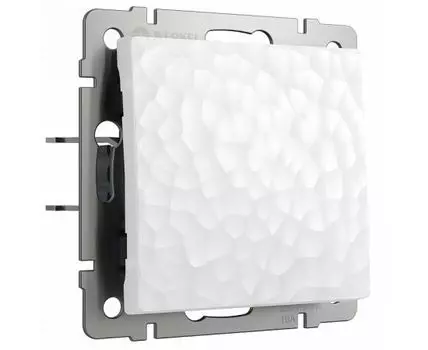 Выключатель одноклавишный без рамки Werkel Hammer W1210001 (белый)