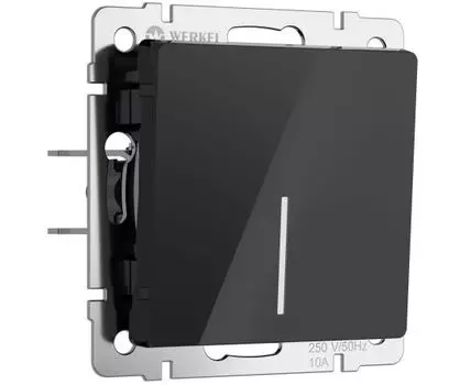 Выключатель одноклавишный проходной с подсветкой Werkel