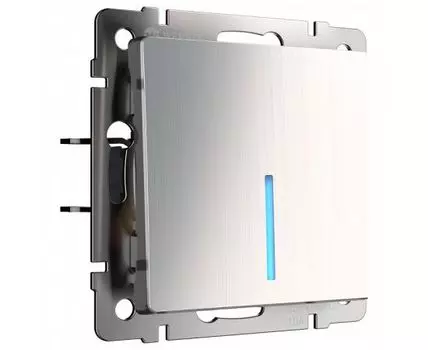 Выключатель одноклавишный с подсветкой без рамки Werkel W111 5 W1110102