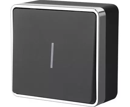 Выключатель одноклавишный с подсветкой Gallant WL15-01-04