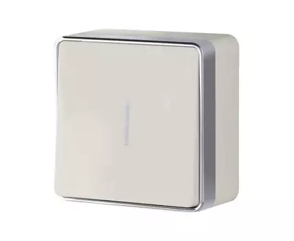 Выключатель одноклавишный с подсветкой Gallant WL15-01-04