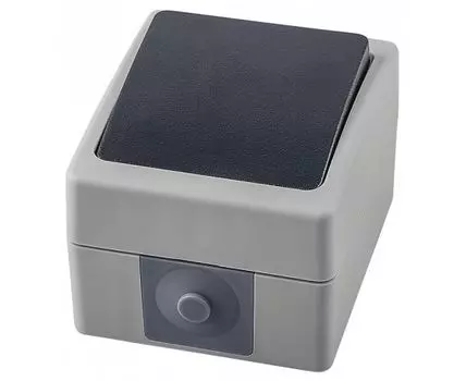 Выключатель одноклавишный влагозащищенный Stekker Велена 32756