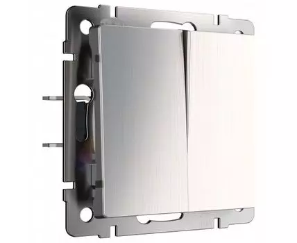 Выключатель проходной двухклавишный без рамки Werkel W112 4 W1122002