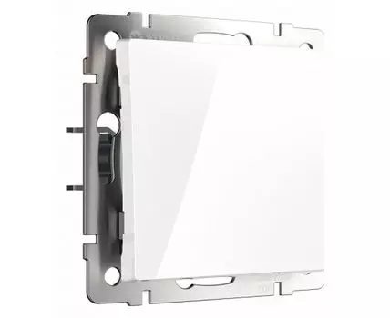 Выключатель проходной одноклавишный без рамки Werkel белый W1112001