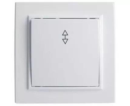 Выключатель проходной одноклавишный Stekker Эрна 39617