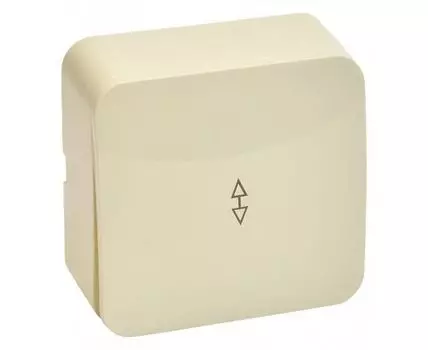 Выключатель проходной одноклавишный Stekker София 49478