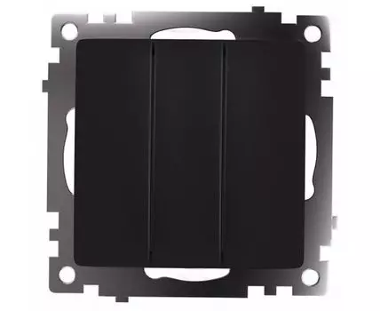 Выключатель трехклавишный без рамки Stekker Катрин 49172