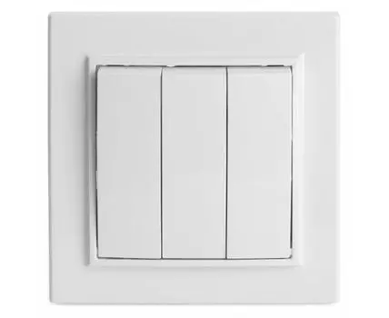 Выключатель трехклавишный Stekker Эрна 39922