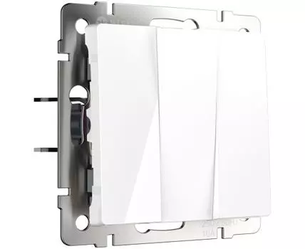 Выключатель трехклавишный Werkel WL01-SW-3G