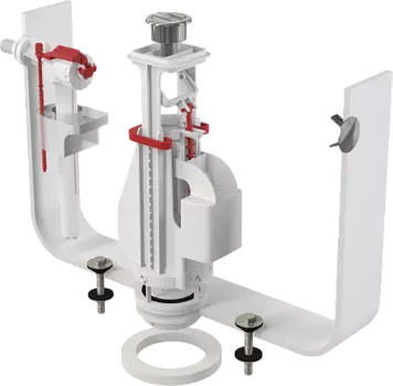 Выпускной комплект с двойной кнопкой, впускной механизм А15 3/8, арт. SA08A 3/8" CHROM