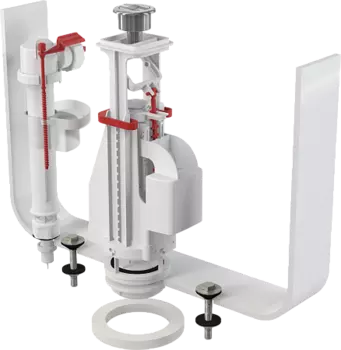 Выпускной комплект с двойной кнопкой, впускной механизм А17 3/8, арт. SA08AS 3/8" CHROM