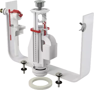 Выпускной комплект с двойной кнопкой,впускной механизм А16 1/2, арт. SA08AK 1/2" CHROM