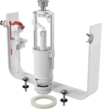Выпускной комплект со стоп кнопкой, впускной механизм А16 1/2 , арт.SA2000K 1/2" CHROM