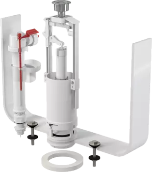 Выпускной комплект со стоп кнопкой, впускной механизм А17 1/2, арт. SA2000S 1/2" CHROM