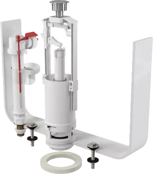 Выпускной комплект со стоп кнопкой, впускной механизм А18-1/2, арт.SA2000SK 1/2" CHROM