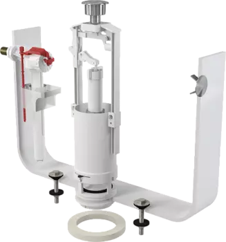Выпускной комплект со стоп кнопкой, впускной механизм А16 3/8, метал. резьба, арт. SA2000K 3/8" CH