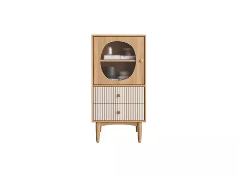 Высокая тумба Bubble с двумя ящиками