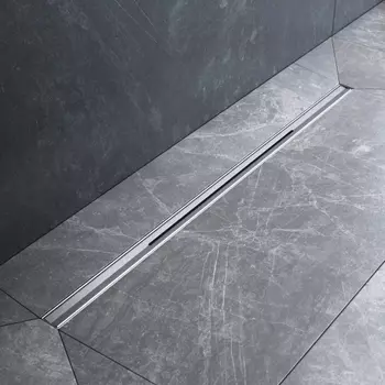 W01SC-S11-080-05SB Трап для душа линейный, универсальный затвор Slim line, 80 см