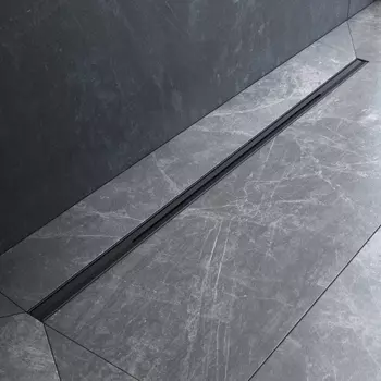 W01SC-S11-100-05BM Трап для душа линейный, универсальный затвор Slim line, 100 см