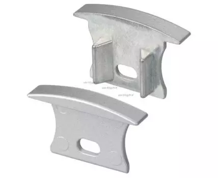 Заглушка 1 шт. ALU-SLIM-H15-F с отверстием