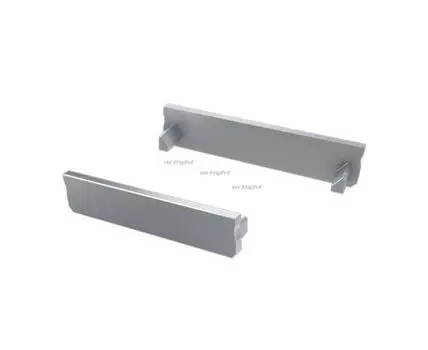 Заглушка 1 шт. для ALM-FLAT-S серая глухая