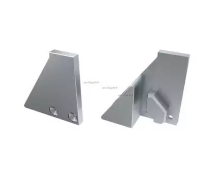 Заглушка 1 шт. для ALM-GLASS-6 с опорой правая глухая