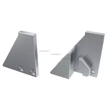 Заглушка 1 шт. для ALM-GLASS-6 с опорой левая глухая