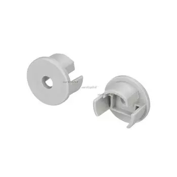 Заглушка 1 шт. ROUND-D18-FLAT с отверстием