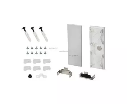 Заглушка 1 шт. S2-WALL-X2-H128 Silver