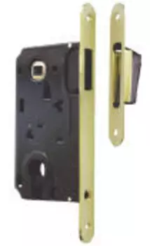 Замок врезной L85М под цилиндр магнитный Бронза Verda