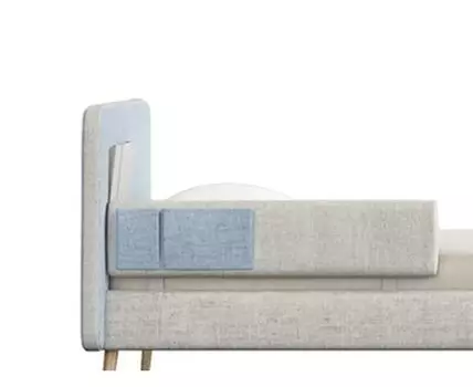 Защитный бортик Soft (Голубой, 90)