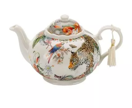 Заварочный чайник Леопард (Белый)