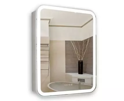Зеркальный шкаф Creto Attento 60x84см с LED-подсветкой 18-840140A