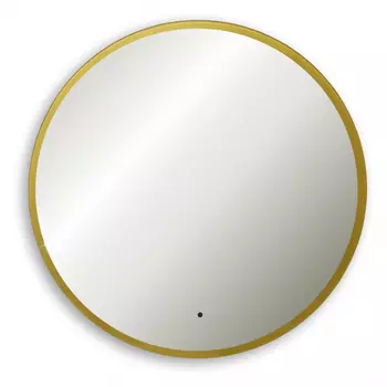 Зеркало ABBER Mond AG6204SCGL-1.0 с подсветкой, бесконтактный выключатель, диммер, золото