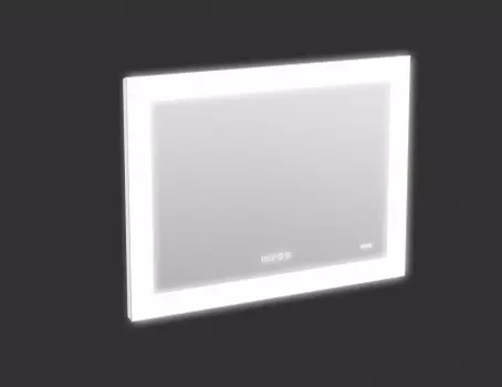 Зеркало Cersanit LED DESIGN PRO 060 80 часы с подсветкой прямоугольное