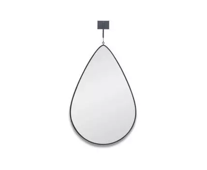 Зеркало Droppe S Black подвес 10см